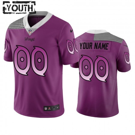 Tröjor Minnesota Vikings Custom Lila City Edition Vapor Limited - Barn Tröjor Minnesota Vikings Custom Lila City Edition Vapor Limited - Barn